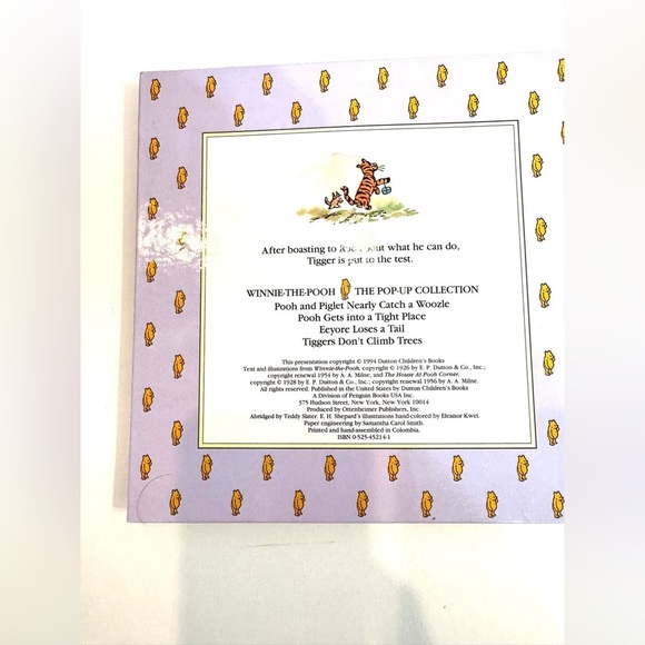 Set of 4 Winnie the Pooh Hardcover Pop-Up Books - Picture 6 of 10